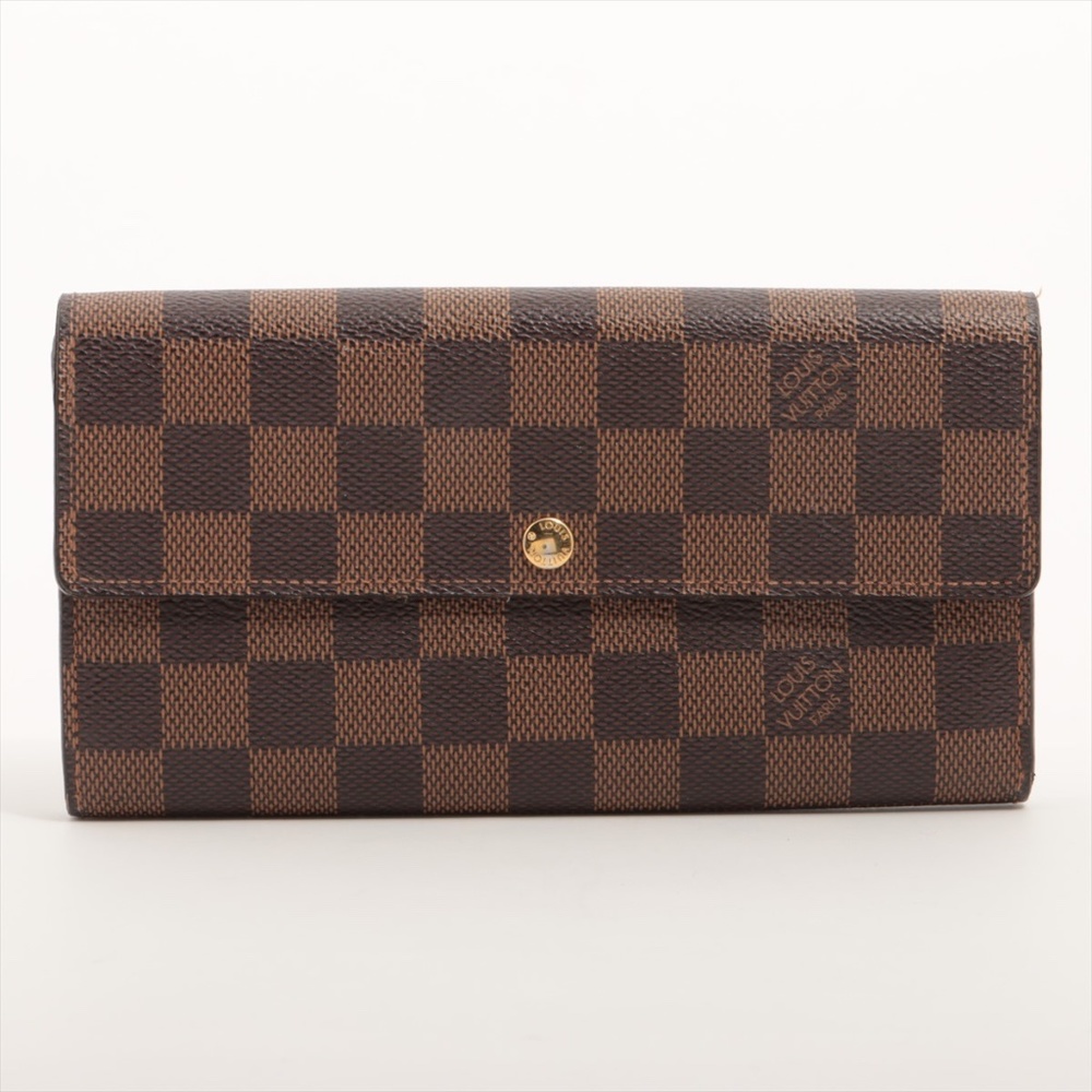 Louis Vuitton Damier Sarah Damier Long Wallet